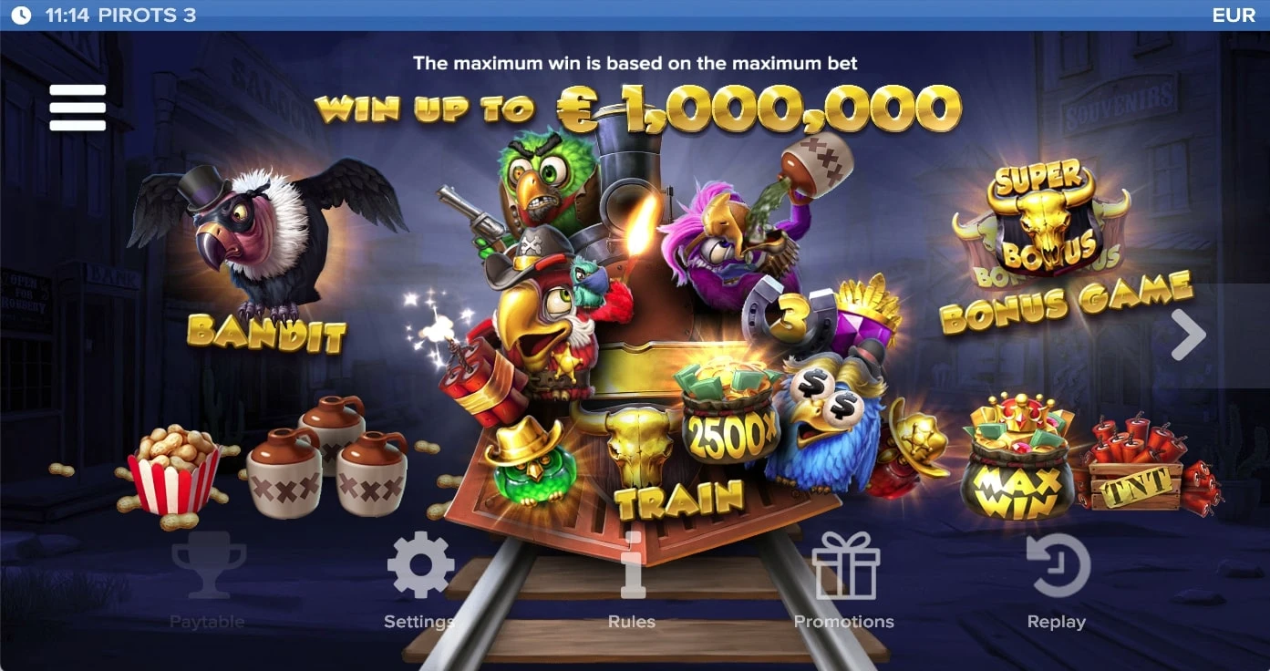 Pirots 3 Features